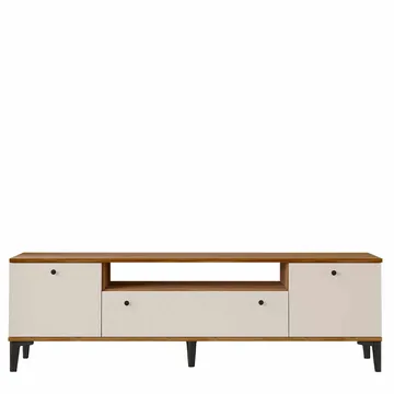 TV-benk Skye Decor Cleo Shelf (180 x 55 x 44,5 cm) valnøtt - Valnøtt - Møbler - Mediamøbel & tv møbel - TV-benk & mediabenk