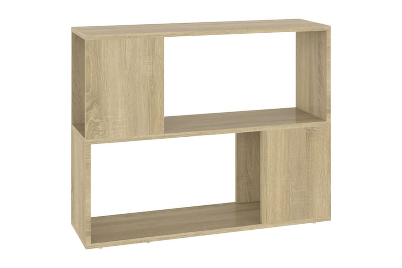 TV-benk sonoma eik 80x24x63 cm sponplate - Brun - Møbler - Mediamøbel & tv møbel - TV-skap