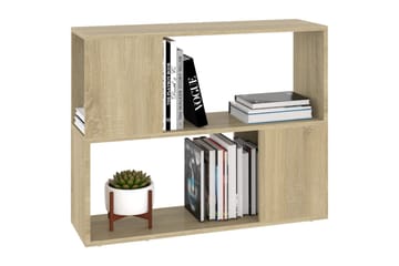 TV-benk sonoma eik 80x24x63 cm sponplate - Brun - Møbler - Mediamøbel & tv møbel - TV-skap
