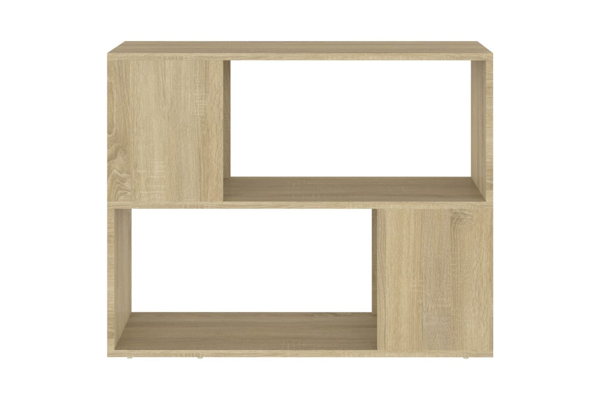 TV-benk sonoma eik 80x24x63 cm sponplate - Brun - Møbler - Mediamøbel & tv møbel - TV-skap