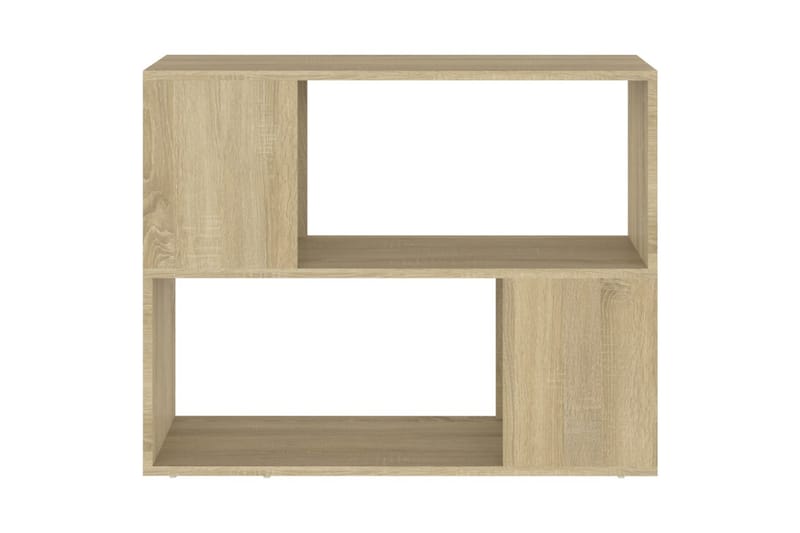 TV-benk sonoma eik 80x24x63 cm sponplate - Brun - Møbler - Mediamøbel & tv møbel - TV-skap