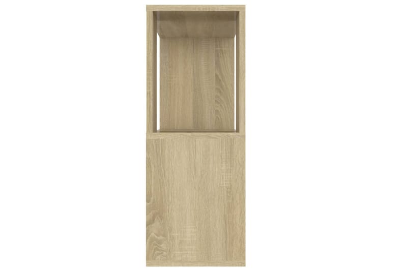 TV-benk sonoma eik 80x24x63 cm sponplate - Brun - Møbler - Mediamøbel & tv møbel - TV-skap
