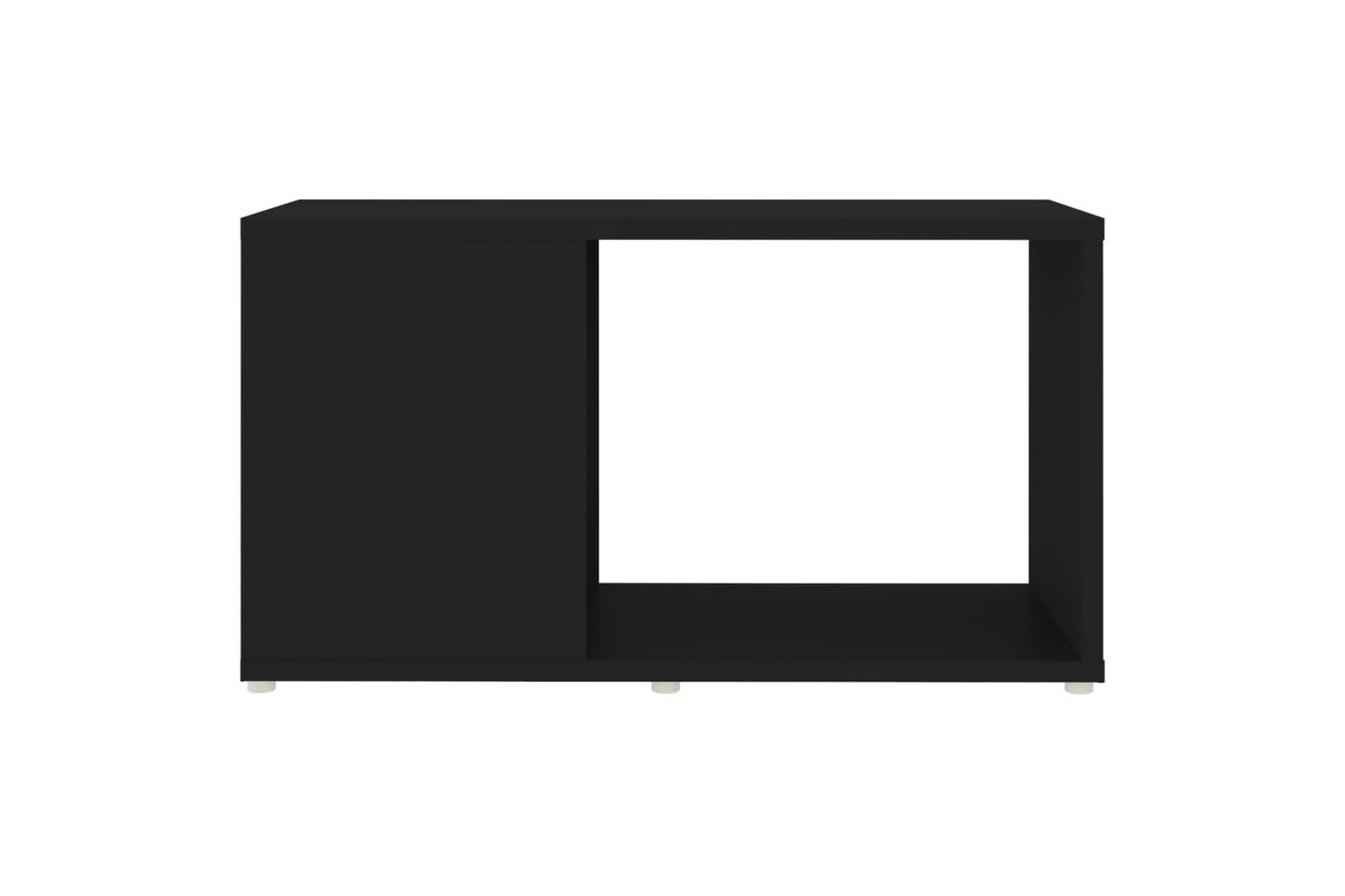 TV-benk svart 60x24x32 cm sponplate - Svart - Møbler - Mediamøbel & tv møbel - TV-skap