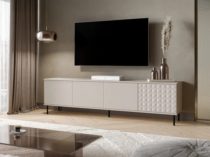 TV-benk TV-benk LEO 200 beige - Møbler - Mediamøbel & tv møbel - TV-benk & mediabenk