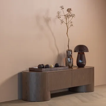 TV-benk Velari 200 cm - Brun - Møbler - Mediamøbel & tv møbel - TV-benk & mediabenk