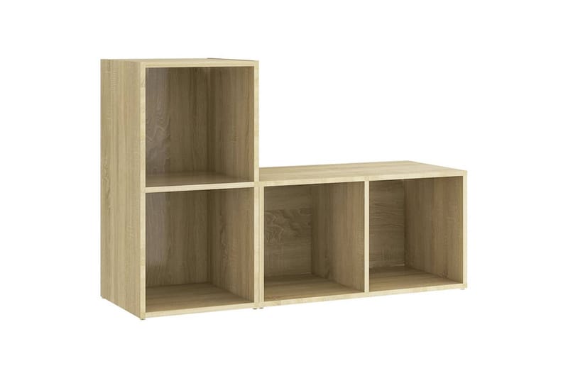 TV-benker 2 stk sonoma eik 72x35x36,5 cm sponplate - Brun - Møbler - Mediamøbel & tv møbel - TV-skap