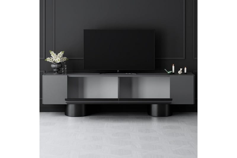 TV-bord Antrasitt / Svart - Antrasitt / Svart - Møbler - Mediamøbel & tv møbel - TV-benk & mediabenk