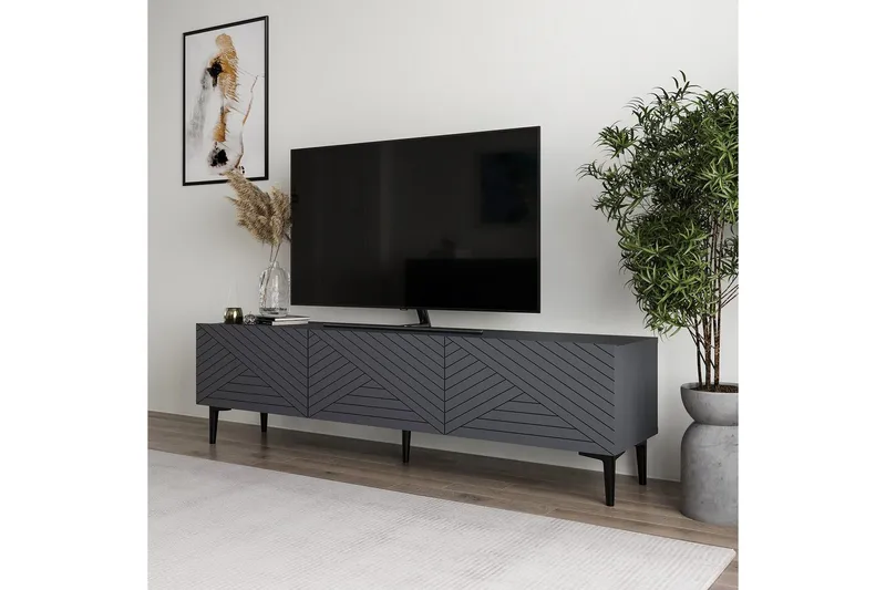 TV-bord Botswana Antrasitt - Antrasitt - Møbler - Mediamøbel & tv møbel - TV-benk & mediabenk