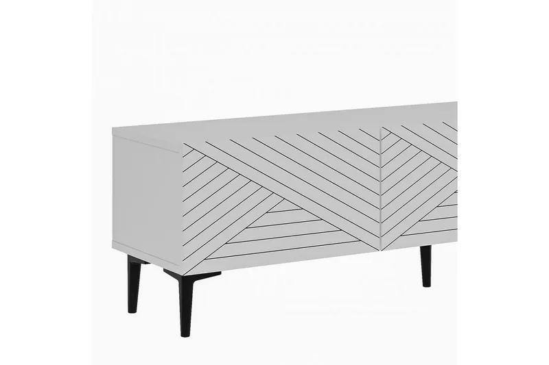 TV-bord Botswana Hvit - Hvit - Møbler - Mediamøbel & tv møbel - TV-benk & mediabenk