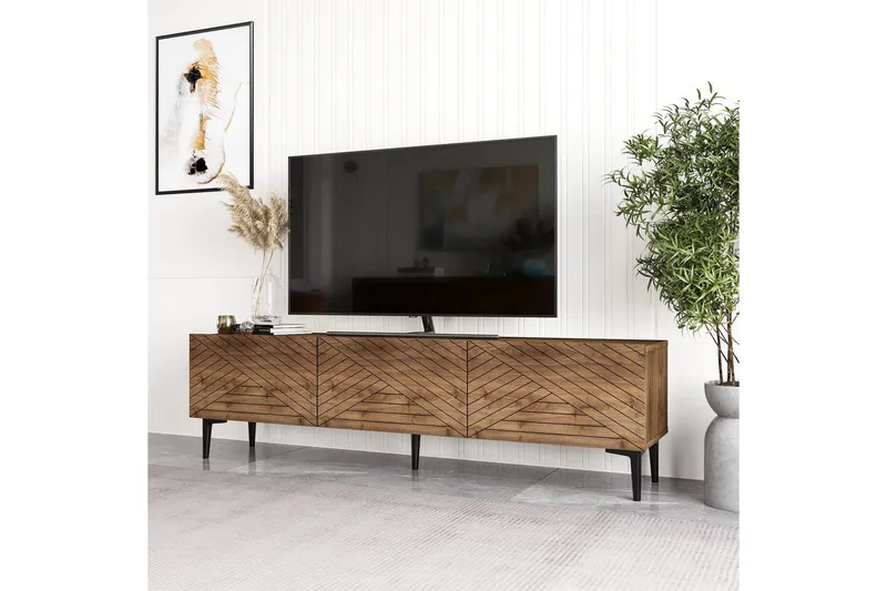 TV-bord Botswana Valnøtt - Valnøtt - Møbler - Mediamøbel & tv møbel - TV-benk & mediabenk