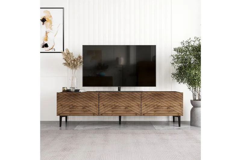 TV-bord Botswana Valnøtt - Valnøtt - Møbler - Mediamøbel & tv møbel - TV-benk & mediabenk