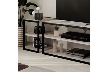 TV-bord Echo Lys mokka - Lys mokka - Møbler - Mediamøbel & tv møbel - TV-benk & mediabenk