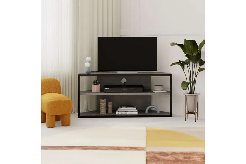 TV-bord Echo Retro Grå - Retro Grå - Møbler - Mediamøbel & tv møbel - TV-benk & mediabenk