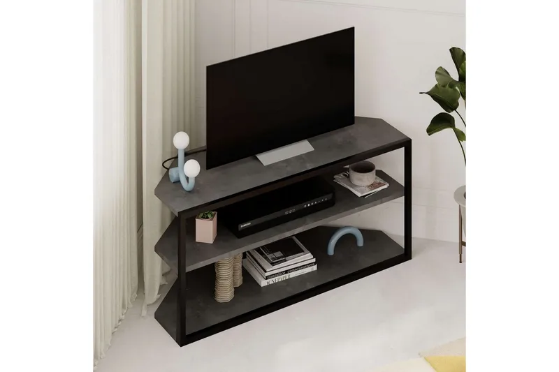 TV-bord Echo Retro Grå - Retro Grå - Møbler - Mediamøbel & tv møbel - TV-benk & mediabenk