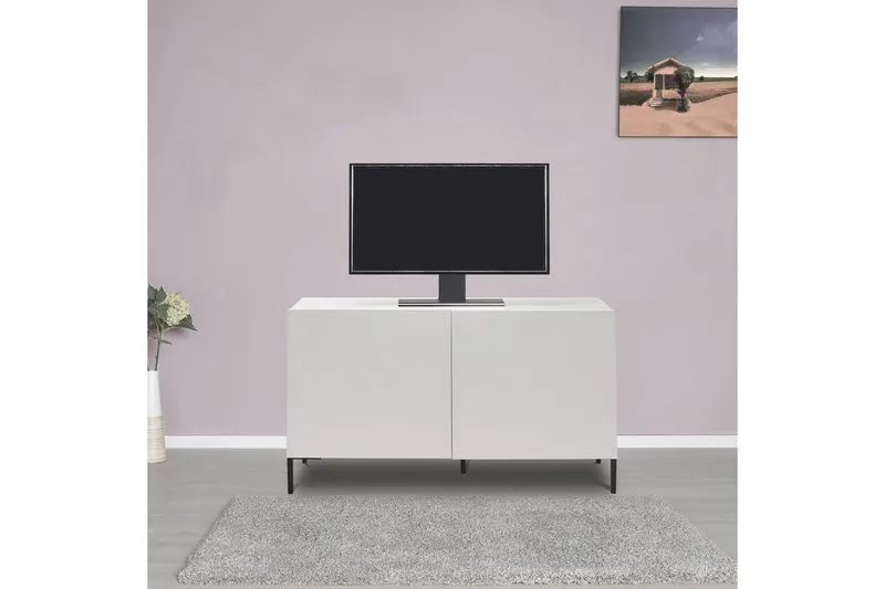 TV-bord Galnor Almasi / Hvit - Almasi / Hvit - Møbler - Mediamøbel & tv møbel - TV-benk & mediabenk