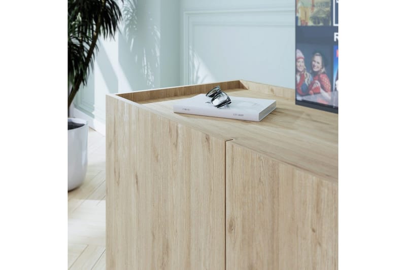 TV-bord Galnor Eik - Naturell - Møbler - Mediamøbel & tv møbel - TV-benk & mediabenk