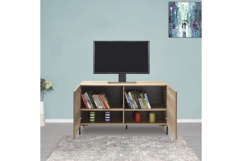 TV-bord Galnor Taupe - Taupe - Møbler - Mediamøbel & tv møbel - TV-benk & mediabenk