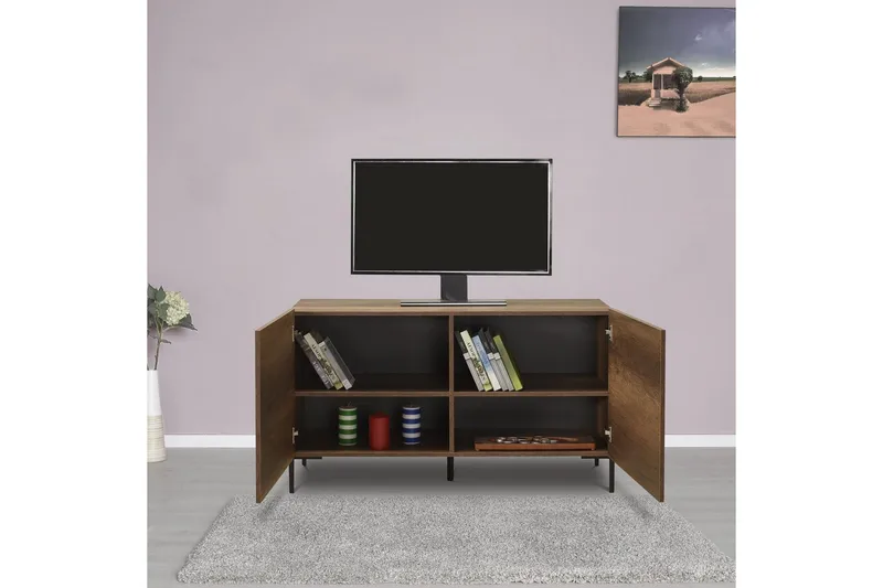 TV-bord Galnor Valnøtt - Oslo Valnøtt - Møbler - Mediamøbel & tv møbel - TV-benk & mediabenk