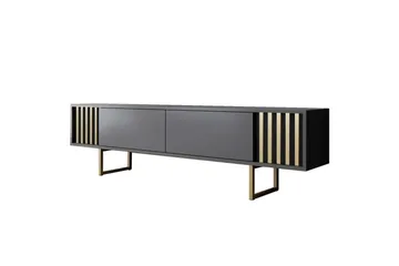 TV-bord Gull Linje Antrasitt / Gull