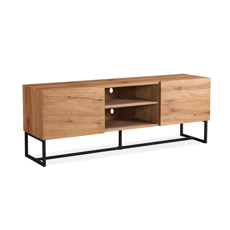 TV-bord HOME4YOU Byron 160x41x60 cm Eik, eik