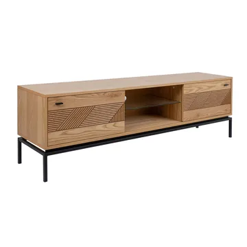 TV-bord HOME4YOU Cindy 180x40x55 cm MDF eik - lys eik - Møbler - Mediamøbel & tv møbel - TV-benk & mediabenk