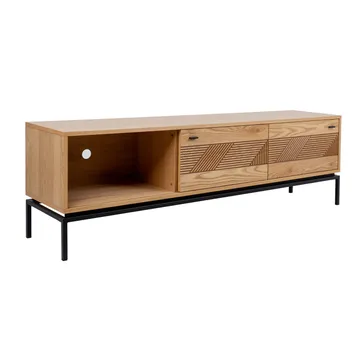 TV-bord HOME4YOU Cindy 180x40x55 cm MDF eik - lys eik - Møbler - Mediamøbel & tv møbel - TV-benk & mediabenk