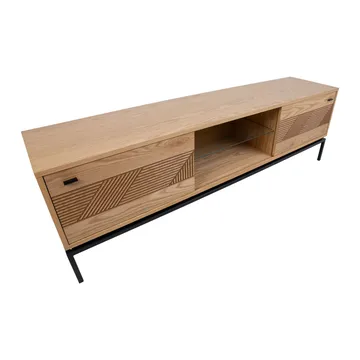 TV-bord HOME4YOU Cindy 180x40x55 cm MDF eik - lys eik - Møbler - Mediamøbel & tv møbel - TV-benk & mediabenk