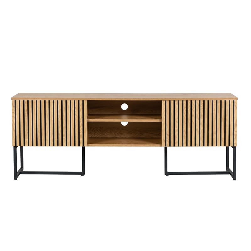 TV-bord HOME4YOU Hampton 160x40x60 cm Melamin med eikebark - eikebark - Møbler - Mediamøbel & tv møbel - TV-benk & mediabenk