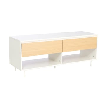 TV-bord HOME4YOU Herta 120x40x48 cm - hvit/lyst tre - Møbler - Mediamøbel & tv møbel - TV-benk & mediabenk