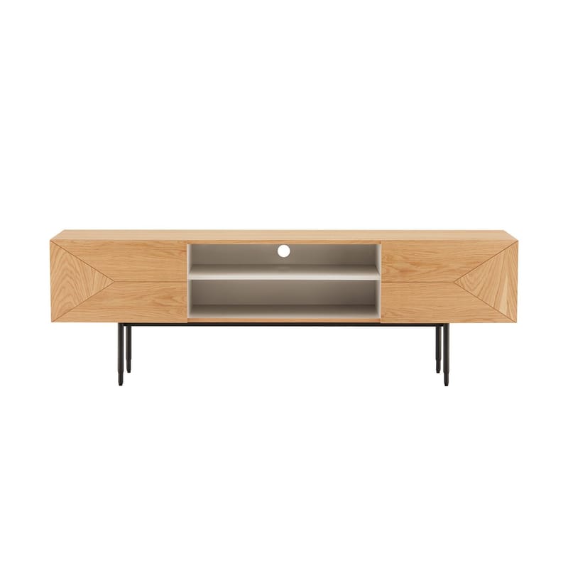 TV-bord HOME4YOU Nate 180x40x58 cm Eik - eik - Møbler - Mediamøbel & tv møbel - TV-benk & mediabenk