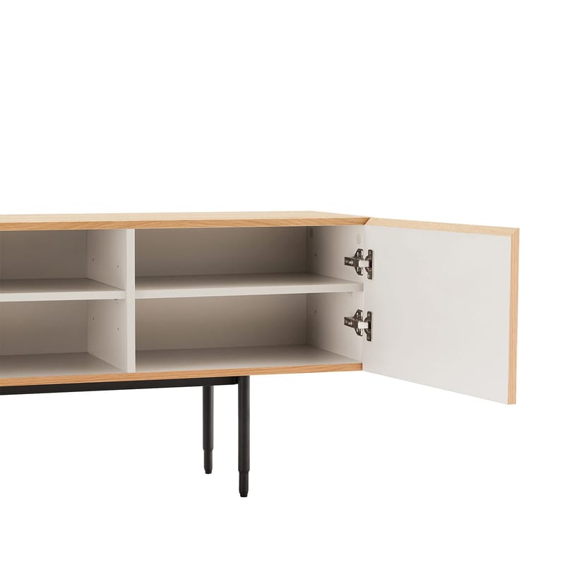 TV-bord HOME4YOU Nate 180x40x58 cm Eik - eik - Møbler - Mediamøbel & tv møbel - TV-benk & mediabenk