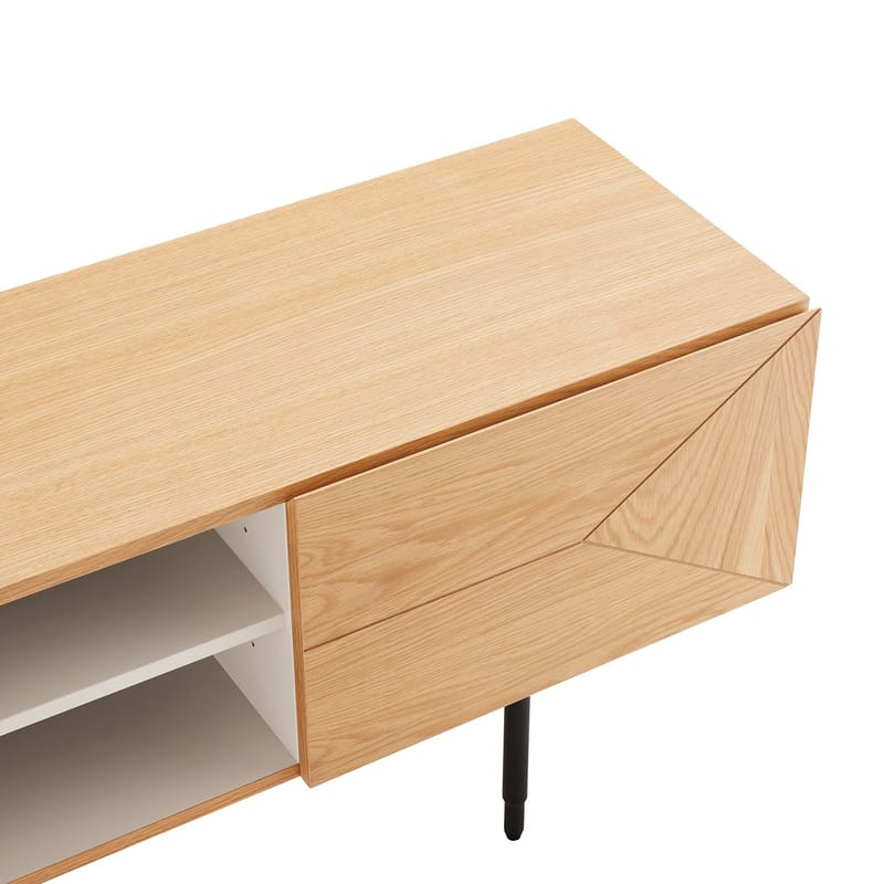 TV-bord HOME4YOU Nate 180x40x58 cm Eik - eik - Møbler - Mediamøbel & tv møbel - TV-benk & mediabenk