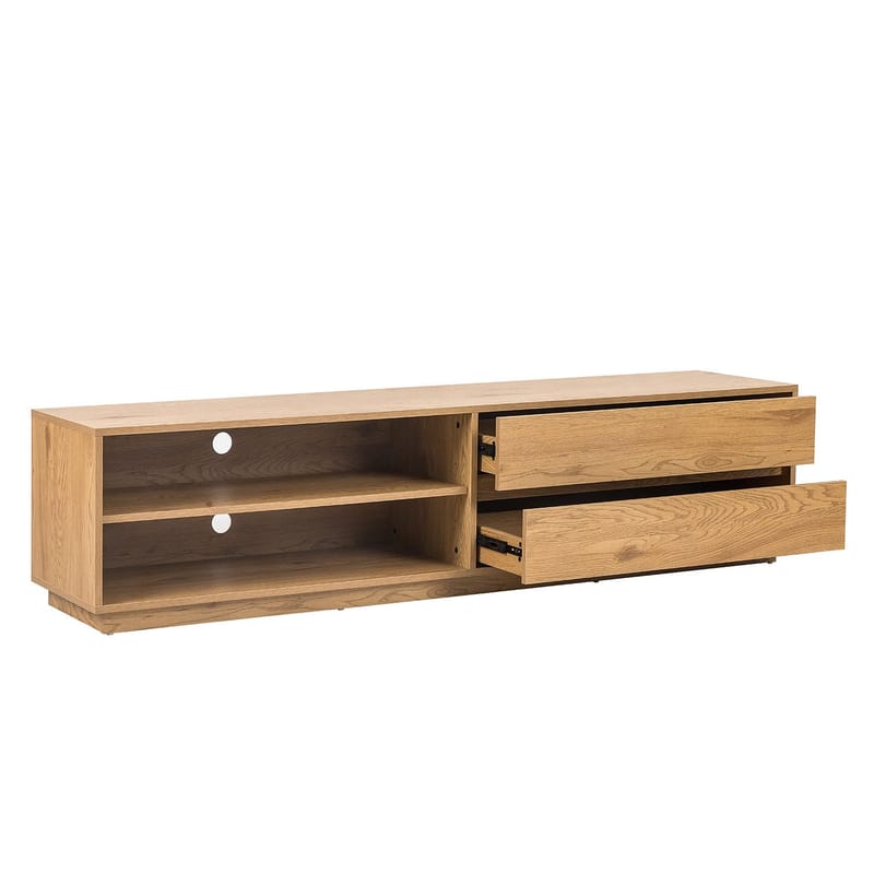 TV-bord HOME4YOU Sacha 180x40x43 cm Melamin med eikebark - melamin med eikebark - Møbler - Mediamøbel & tv møbel - TV-benk & mediabenk