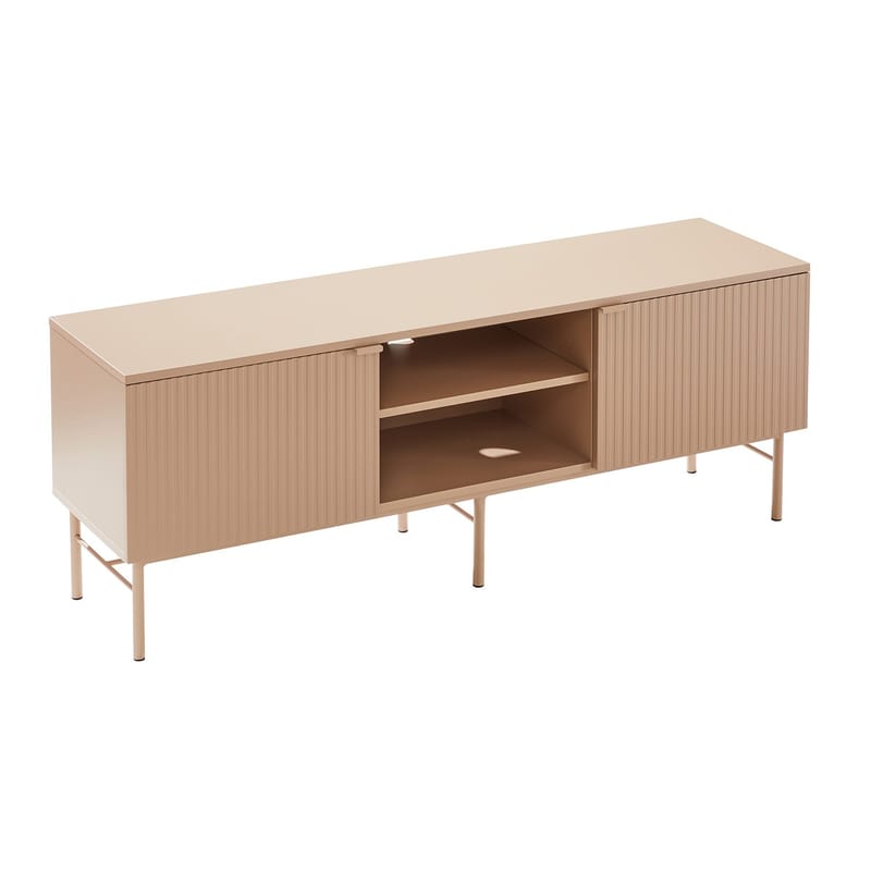 TV-bord HOME4YOU Sequence 150x40x55 cm Cappuccino - cappuccino - Møbler - Mediamøbel & tv møbel - TV-benk & mediabenk