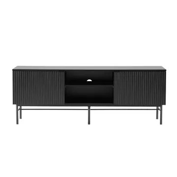 TV-bord HOME4YOU Sequence 150x40x55 cm Svart - svart - Møbler - Mediamøbel & tv møbel - TV-benk & mediabenk