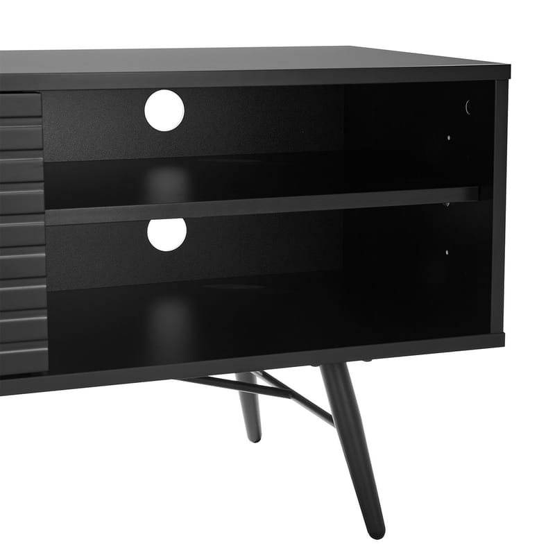 TV-bord HOME4YOU Pixar 150x40x50 cm svart - svart - Møbler - Mediamøbel & tv møbel - TV-benk & mediabenk