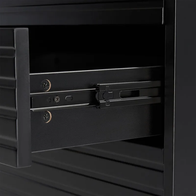 TV-bord HOME4YOU Pixar 150x40x50 cm svart - svart - Møbler - Mediamøbel & tv møbel - TV-benk & mediabenk