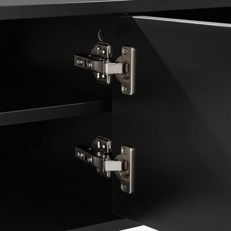 TV-bord HOME4YOU Pixar 150x40x50 cm svart - svart - Møbler - Mediamøbel & tv møbel - TV-benk & mediabenk