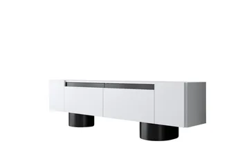 TV-bord Hvit / Svart