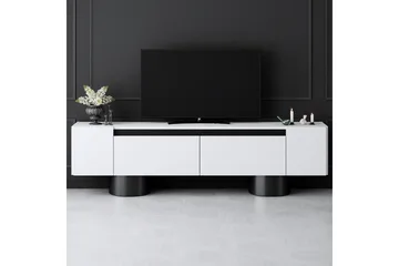 TV-bord Hvit / Svart - Hvit / Svart - Møbler - Mediamøbel & tv møbel - TV-benk & mediabenk