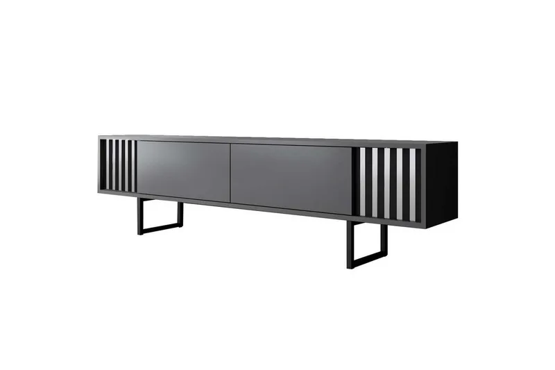 TV-bord Krom Linje Antrasitt / Svart - Antrasitt / Svart - Møbler - Mediamøbel & tv møbel - TV-benk & mediabenk