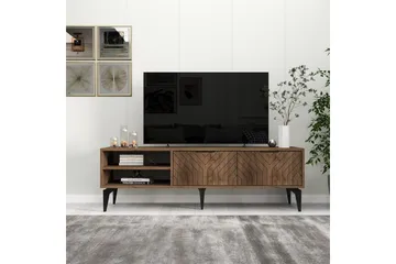 TV-bord Lyven Valnøtt - Valnøtt - Møbler - Mediamøbel & tv møbel - TV-benk & mediabenk