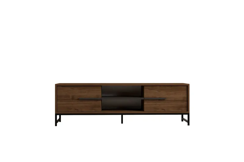 TV-bord Mono Valnøtt - Valnøtt - Møbler - Mediamøbel & tv møbel - TV-benk & mediabenk