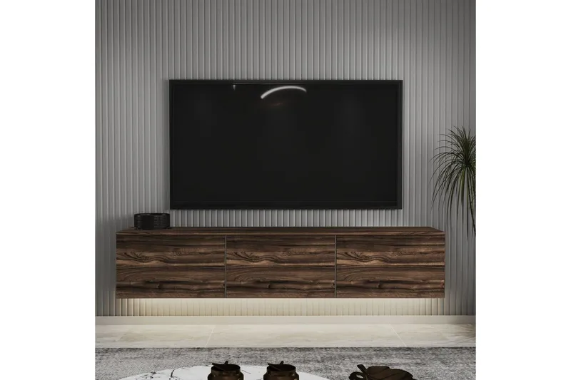 TV-bord Neon Kastanje - Kastanje - Møbler - Mediamøbel & tv møbel - TV-benk & mediabenk