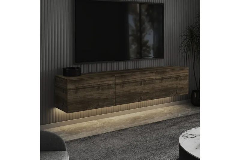 TV-bord Neon Valnøtt - Valnøtt - Møbler - Mediamøbel & tv møbel - TV-benk & mediabenk