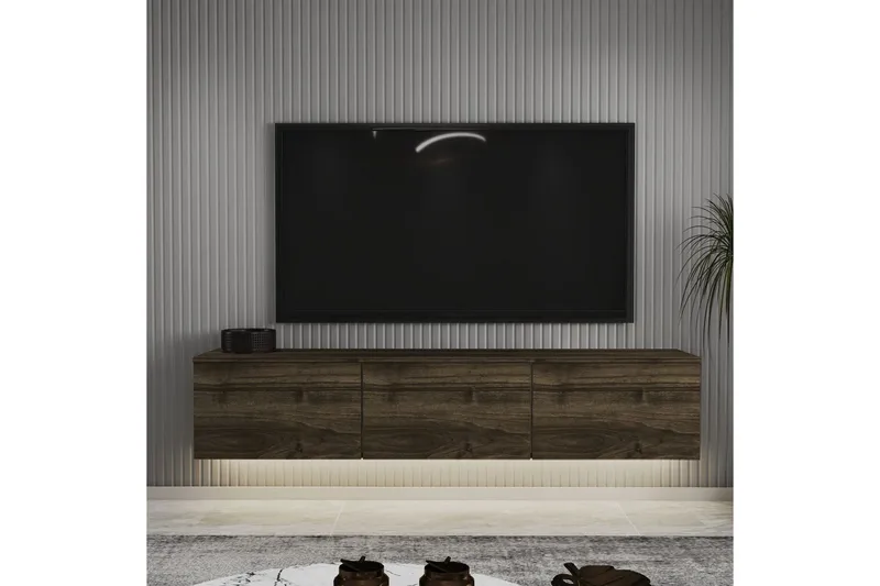 TV-bord Neon Valnøtt - Valnøtt - Møbler - Mediamøbel & tv møbel - TV-benk & mediabenk