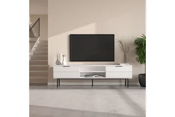 TV-bord Ranjit Hvit - Hvit - Møbler - Mediamøbel & tv møbel - TV-benk & mediabenk