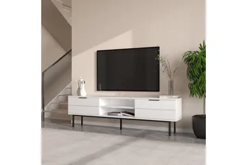 TV-bord Ranjit Hvit - Hvit - Møbler - Mediamøbel & tv møbel - TV-benk & mediabenk