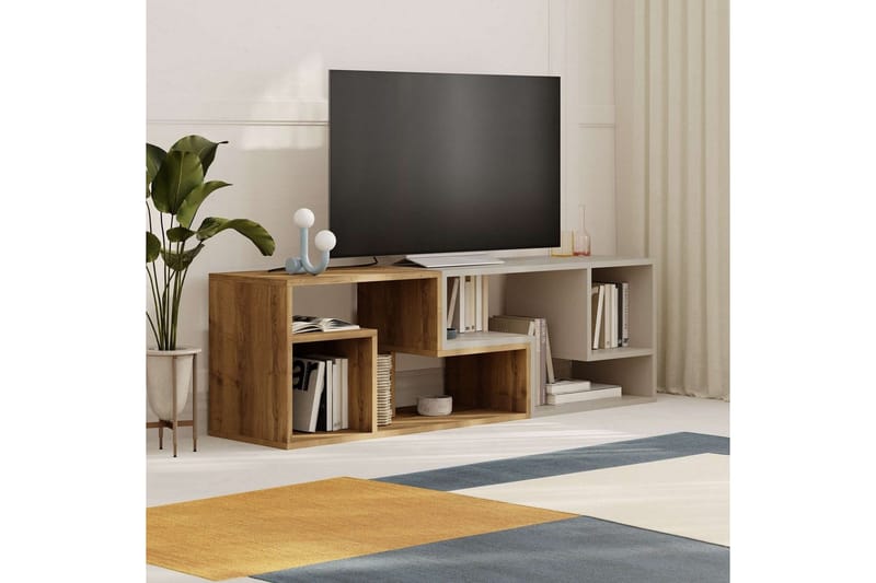 TV-bord Ravena Hitit / Sandstein - Hitit / Sandstein - Møbler - Mediamøbel & tv møbel - TV-benk & mediabenk