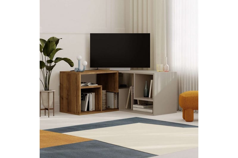 TV-bord Ravena Hitit / Sandstein - Hitit / Sandstein - Møbler - Mediamøbel & tv møbel - TV-benk & mediabenk